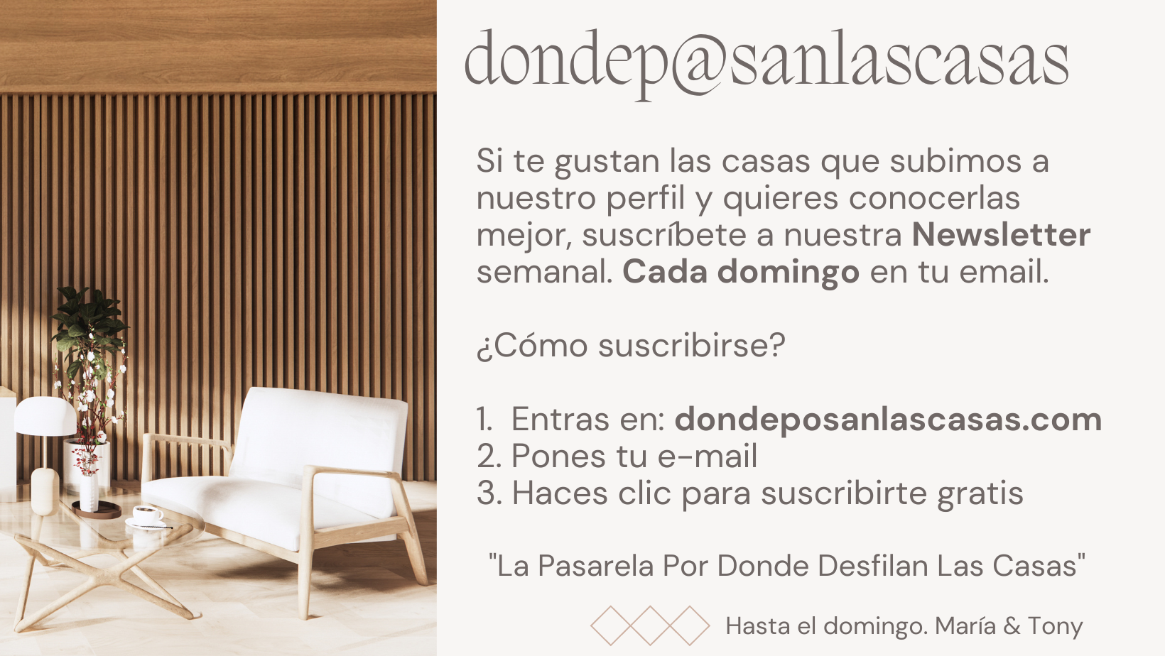 Newsletter inmobiliaria